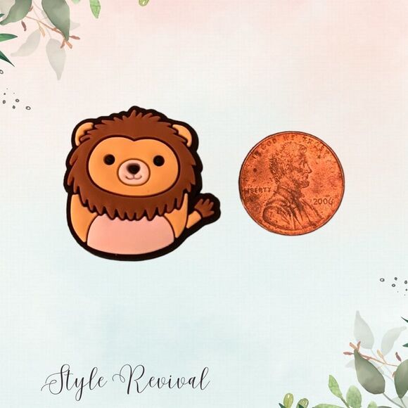 🚨5/$10 Croc Charm Jibbitz Lion Animal Croc Shoe Charm Jibbitz - Picture 1 of 3